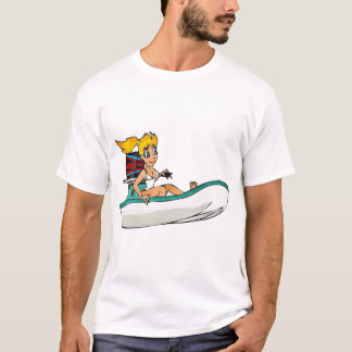 Creekrat Fliver Boat Girl T-shirt