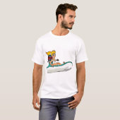 Creekrat Fliver Boat Girl T-shirt (Voorkant volledig)