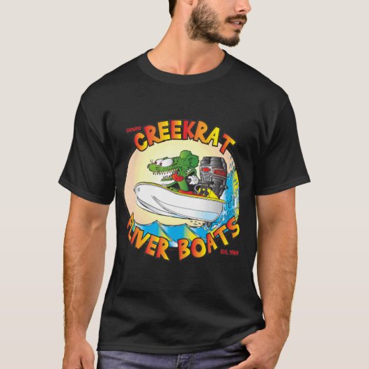 Creekrat Fliver Boat T-shirt (Voorkant)