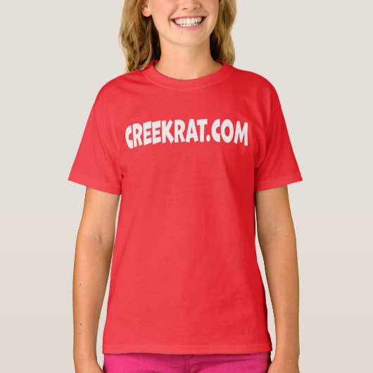 CreekRat Studios | CREEKRAT.COM T-shirt (Voorkant)