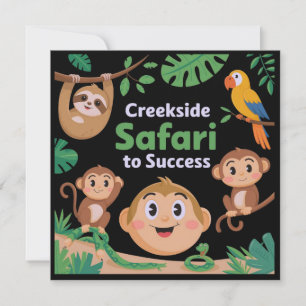 Creekside Safari naar succes Wildlife Design Kaart