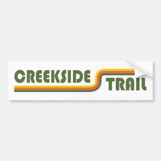 Creekside Trail Bumpersticker (Voorkant)