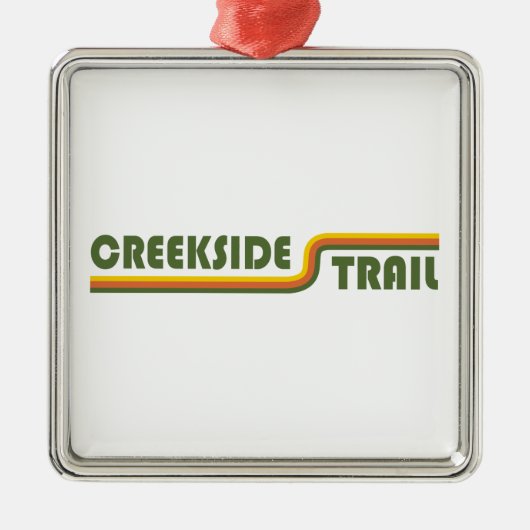 Creekside Trail Metalen Ornament (Voorkant)