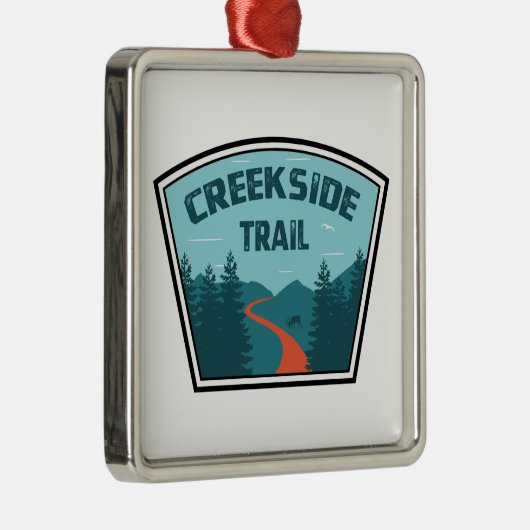 Creekside Trail Metalen Ornament (Rechts)