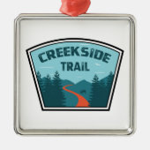 Creekside Trail Metalen Ornament (Voorkant)