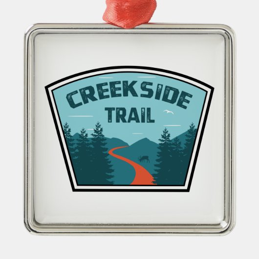 Creekside Trail Metalen Ornament (Voorkant)