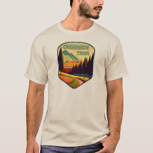 Creekside Trail Ohio Kleuren T-shirt (Voorkant)