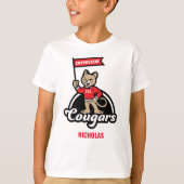 Creekview Elementaire Kleine Cougar Mascotte T-shirt (Voorkant)
