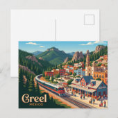 Creel Mexico Briefkaart (Voorkant / Achterkant)
