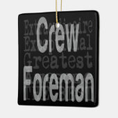 Creeman Foreman Extraordinaire Keramisch Ornament (Links)