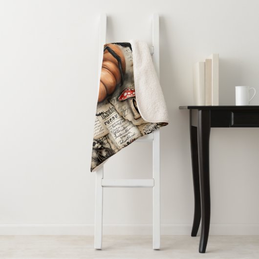 Creep & Curiosity - De pompoenbaars Sherpa Deken (In situ)