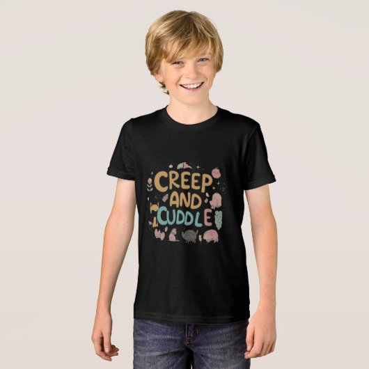 Creep en knuffelaar Tri-Blend shirt (Voorkant volledig)