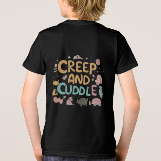 Creep en knuffelaar Tri-Blend shirt (Achterkant)