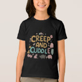 Creep en knuffelaar Tri-Blend shirt (Voorkant)