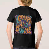 Creep en knuffelontwerp Tri-Blend shirt (Achterkant)