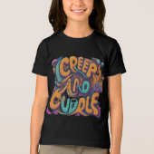 Creep en knuffelontwerp Tri-Blend shirt (Voorkant)