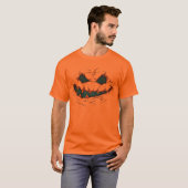 Creep Face - blauw T-shirt (Voorkant volledig)