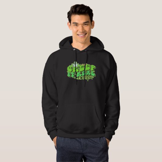 CREEP HET ECHT grappig halloween Hoodie (Voorkant volledig)