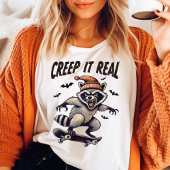 Creep Het Echt Raccoon Halloween T-shirt