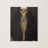 Creep Horror Nun Lady Skull Skeleton Legpuzzel (Verticaal)