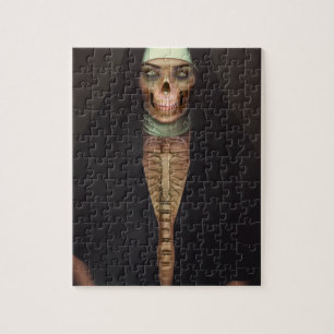 Creep Horror Nun Lady Skull Skeleton Legpuzzel