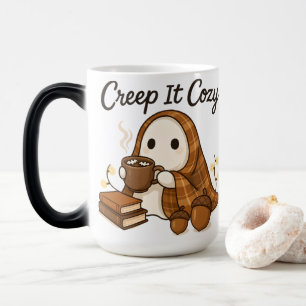 Creep It Cozy Spook Cute Herfst Heet Cacaodesign Magische Mok