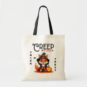 Creep It Echt Schattig Fox Kinder Halloween Tote Bag (Voorkant)