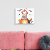 Creep It Echte Halloween Clown Canvas Afdruk (Insitu (Woonkamer))
