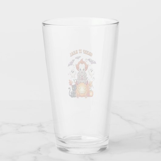 Creep It Echte Halloween Clown Glas (Achterkant)