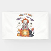 Creep It Echte Halloween Clown Spandoek (Horizontaal)