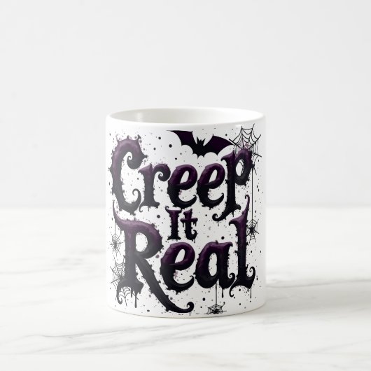 Creep It Real - Edgy Halloween Vibes Koffiemok (Center)