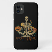 CREEP IT REAL eng Halloween skeletpompoen Case-Mate iPhone Case (Achterkant)
