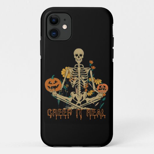 CREEP IT REAL eng Halloween skeletpompoen Case-Mate iPhone Case (Achterkant)
