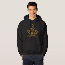 CREEP IT REAL eng Halloween skeletpompoen Hoodie