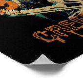 CREEP IT REAL eng Halloween skeletpompoen Poster (Hoek)