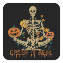 CREEP IT REAL eng Halloween skeletpompoen