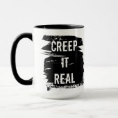 Creep it real Funny Halloween Mok (Links)