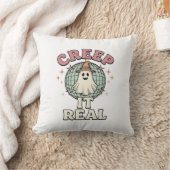 Creep It Real Ghost Disco Halloween Shirt Design_1 Kussen (Deken)