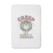 Creep It Real Ghost Disco Halloween Shirt Ontwerp_ Badmat (Voorkant Verticaal)