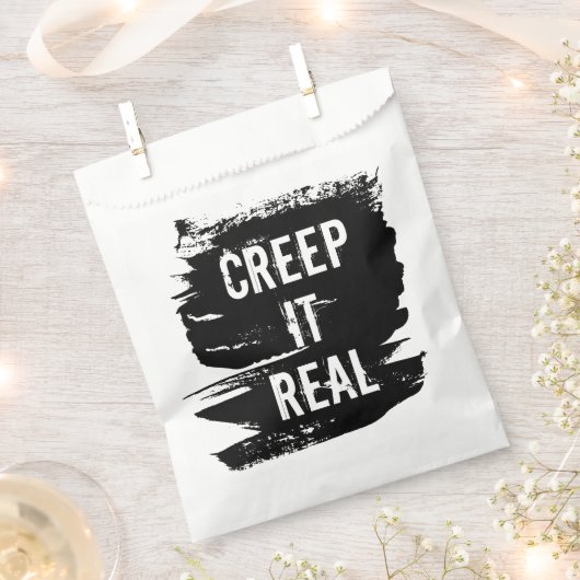 Creep it Real Halloween Bedankzakje (Geknipt)
