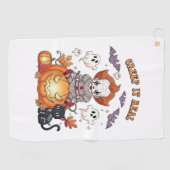 Creep It Real Halloween Clown Golfhanddoek (Horizontaal)