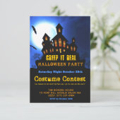 Creep it Real Halloween Costume Party small party Kaart (Staand voorkant)