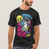 Creep It Real Halloween Men Women Kids Surfing Gho T-shirt (Voorkant)