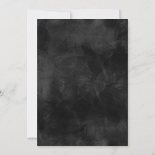 Creep it Real Halloween Party Kaart (Achterkant)