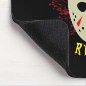 Creep It Real Hockey Mask Halloween Horror  Muismat (Hoek)