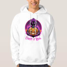 Creep it Real, Horror Halloween illustratie Hoodie