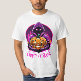 Creep it Real, Horror Halloween illustratie T-shirt
