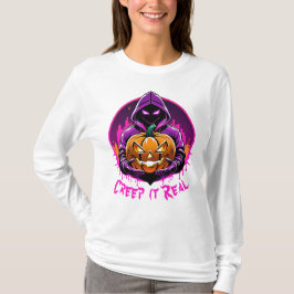 Creep it Real, Horror Halloween illustratie T-shirt