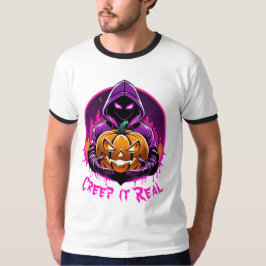 Creep it Real, Horror Halloween illustratie T-shirt