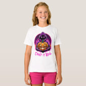 Creep it Real, Horror Halloween illustratie T-shirt (Voorkant volledig)